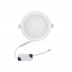 Led SMD slim panel Ø17 12W 120° 6300K Λευκό (21-012100)