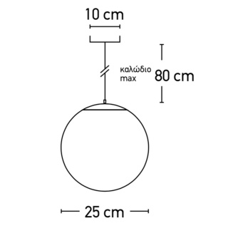 InLight Μονόφωτο Φωτιστικό Λευκό Ø25 (4253-D)