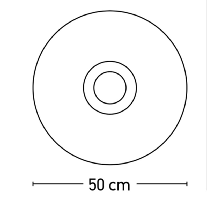 InLight Led Φωτιστικό Οροφής 32W 4000K Ø50 (42161A)