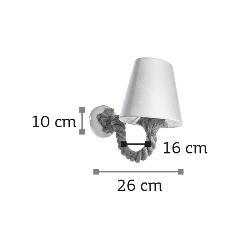 InLight Επιτοίχιο Φωτιστικό Λευκό (43368)