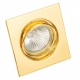 InLight Χωνευτό Τετράγωνο Φωτιστικό Κινητό GU10 Χρυσό (43278)