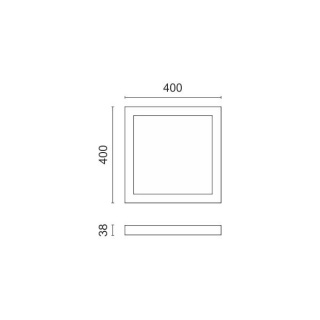 Spotlight Led SMD Slim panel 36W 140° 4000K (5261)