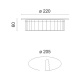 Spotlight LED SMD panel 30W 110° 4000K (5836)
