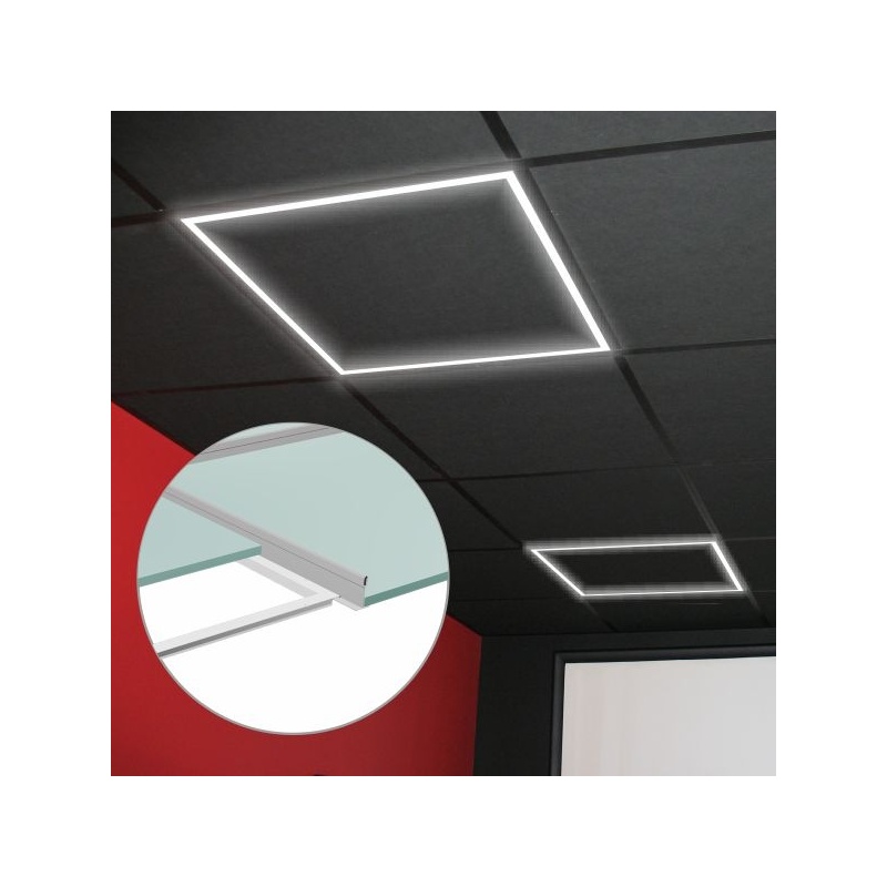 Spotlight LED SMD panel 40W 180° 3000K (5813)