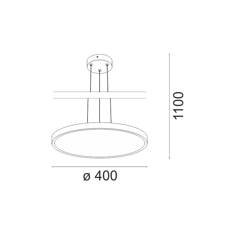 Spotlight Led Κρεμαστό Φωτιστικό 40W 4000K (6260)