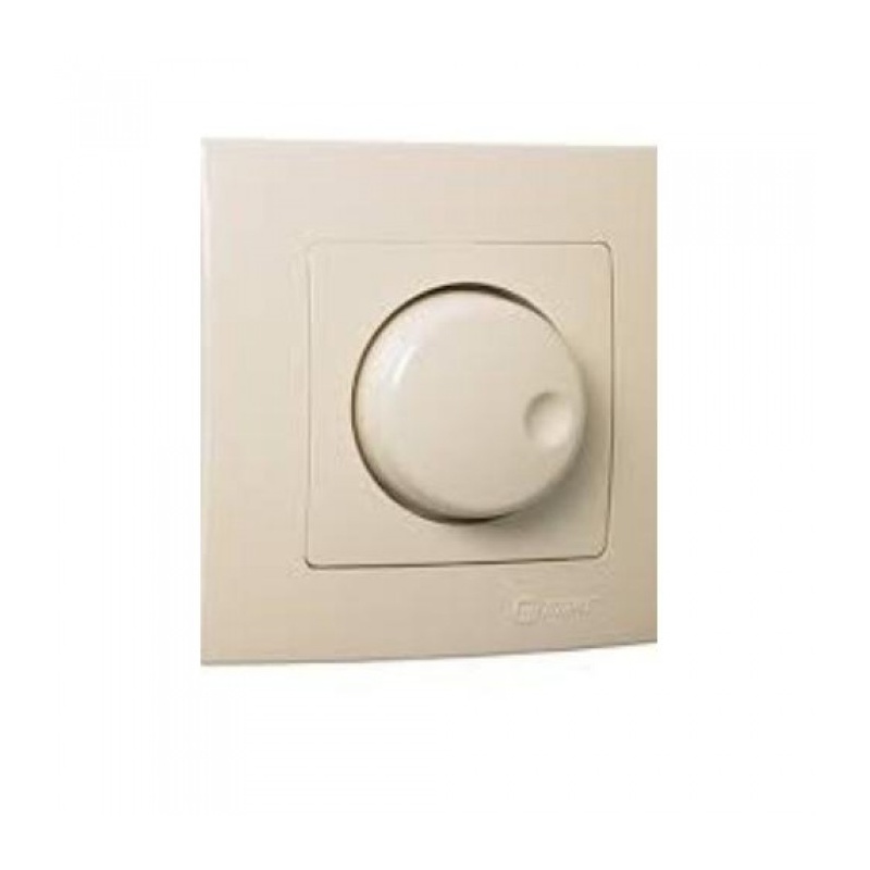Makel Lillium Διακόπτης Dimmer 600W Μπεζ (32010A76)